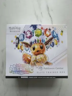 NEW Sealed Pokemon TCG Prismatic Evolutions Pokemon Center ETB Eevee Promo - Image 1