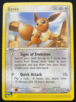 Pokemon TCG - Eevee 63/100 - EX Sandstorm - Non-Holo (NM/LP) - Image 1