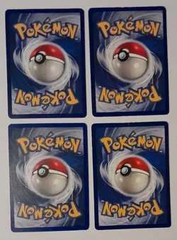 Pokemon TCG 4 Base Set Shadowless Error Cards LP Vintage WOTC - Image 2