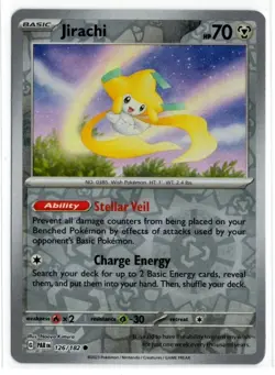 Jirachi - 126/182 - Reverse Holo - Pokemon TCG - Paradox Rift - NM - Image 1