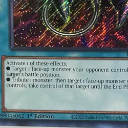 YuGiOh! - Enemy Controller RA02-EN051 Secret Rare 1st Edition - Image 3