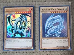 🔥 2 Card Yugioh! Blue-Eyes White Dragon CT13-EN008 Ultra Rare Limited Edition - Image 1