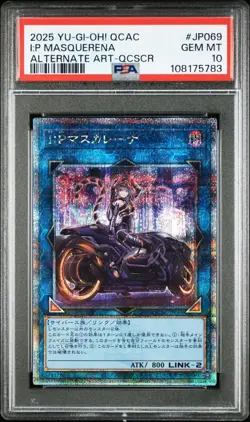 YuGiOh I:P Masquerena PSA10 25th QCSE Alt Art Japan Quarter Century Rare - Image 1