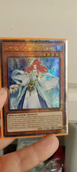 YuGiOh: "Revealer of the Ice Barrier" - QUARTER CENTURY SECRET RARE - RA03 MINT! - Image 1