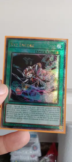 YuGiOh: "XYZ Encore" - QUARTER CENTURY SECRET RARE - RA02 - SHARP MINT NEW! - Image 1