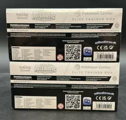 Lot of (2) Pokemon Center Prismatic Evolutions Elite Trainer Boxes PC ETB SEALED - Image 5