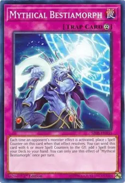 Yugioh! Mythical Bestiamorph - SR08-EN035 - Common - 1st Edition Near Mint - Image 1