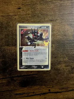 Pokemon TCG Greninja Gold Star SWSH144 Celebrations Black Star Promo NM - Image 1
