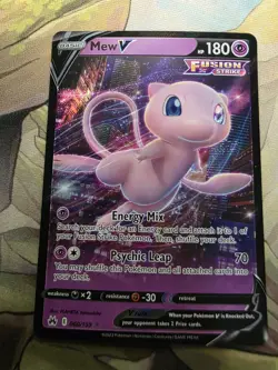 Pokemon TCG Crown Zenith: Mew V (060/159) - Ultra Rare - Near Mint - Image 1