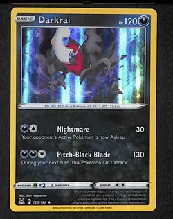 Darkrai 120 Rare Pokemon Lost Origin 196 Holo 2022 - Image 1