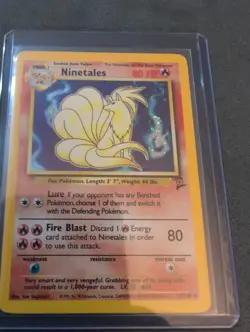 Pokemon TCG NINETAILS English BASE Set 2 HOLO RARE - NM CONDITION - Image 1