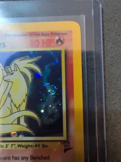 Pokemon TCG NINETAILS English BASE Set 2 HOLO RARE - NM CONDITION - Image 5