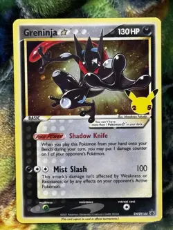 Greninja Gold Star Celebrations Sword & Shield Promo SWSH144 Holo Pokemon - Image 1