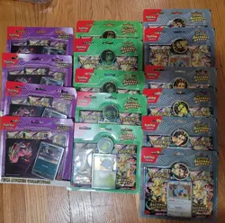 15 Total- Pokemon TCG Ascended Heroes Erika x5 & Larry x6 & Tech Sticker x 4 - Image 1