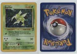 Scyther Holo Pokemon Base Set 2 #17 2000 - Image 3