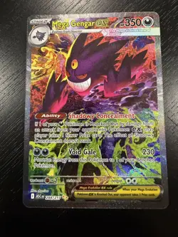 Pokemon Mega Gengar EX 284/217 SIR Special Illustration Rare Ascended Heroes - Image 1