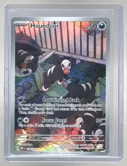 Houndour 2023 Pokemon SV Obsidian Flames - OBF EN #204 Illustration Rare - Image 1