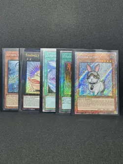RANDOM Yugioh 5 Card Holo Lot. Includes 3 PSR, 1 PCR & 1 PUR No Dupes! Read Desc - Image 1