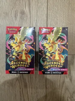 Pokemon Mega Evolution Ascended Heroes Booster Bundle Lot Of 2 IN HAND - Image 1