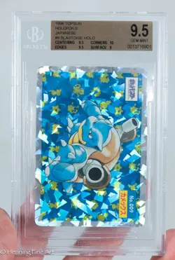 Pokemon 1996 Topsun Blastoise Holo GEM MINT BGS 9.5 Gold Label .99c NR - Image 1