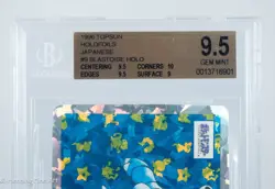 Pokemon 1996 Topsun Blastoise Holo GEM MINT BGS 9.5 Gold Label .99c NR - Image 2