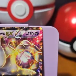 Pokemon TCG Mewtwo EX XY107 XY Black Star Promos Holo Promo English LP - Image 2