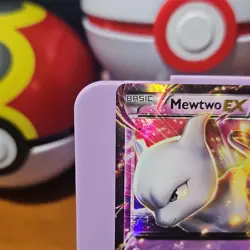 Pokemon TCG Mewtwo EX XY107 XY Black Star Promos Holo Promo English LP - Image 3