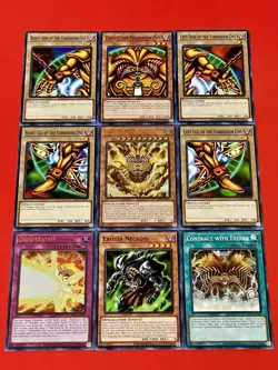 Exodia Full 5 Piece Set + Incarnate + Obliterate!!! + Necross | YuGiOh! - Image 1