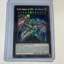 Yugioh Divine Arsenal AA-ZEUS - Sky Thunder BLMR-EN084 Secret Rare 1st Ed NM - Image 1
