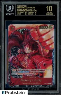 2023 One Piece OPCG Awakening New Era ST01012 Monkey D. Luffy BGS 10 BLACK LABEL - Image 1