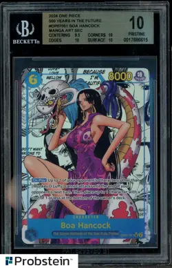 2024 One Piece 500 Years in Future OP07051 Boa Hancock Manga Art BGS 10 PRISTINE - Image 1