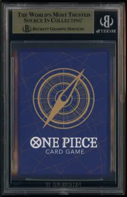 2025 One Piece The Azure Sea's Seven OP09051 Buggy Gold 3rd Anniversary BGS 10 - Image 3