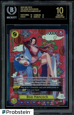 2026 One Piece The Azure Sea'S Seven #OP14112 Boa Hancock Sp BGS 10 BLACK LABEL - Image 1