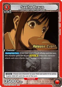 Sasha Braus Release - UEPR /AOT-1-081 NM - Union Arena - Image 1