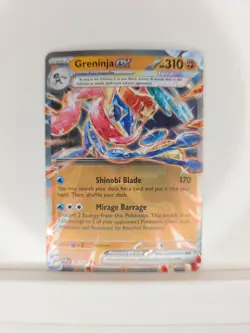 Twilight Masquerade Pokemon Card, Greninja EX 106/167 Ultra Rare - Image 1