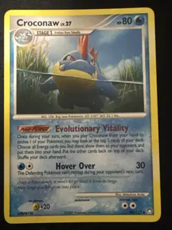 Pokemon Diamond & Pearl Mysterious Treasures Croconaw Card 44/123 - Image 1