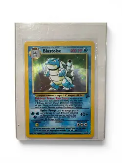 Pokemon TCG Blastoise Base Set 2 Holo Unlimited Rare Card 2/130 - Image 1