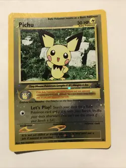 Pichu Reverse Holo Black Star Promo 35 WOTC Pokemon Card - Image 1