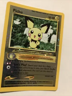 Pichu Reverse Holo Black Star Promo 35 WOTC Pokemon Card - Image 2