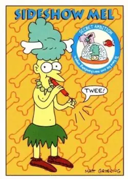 Sideshow Mel S19 | The Simpsons 1993 Skybox Series 1 | Trading Card - Image 1