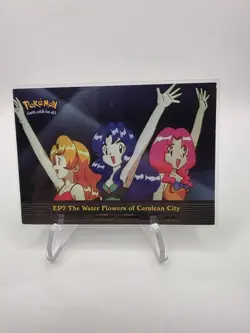 Pokemon Card - The Water Flowers of Cerulean City EP7 - TV Animation - Topps - Image 1