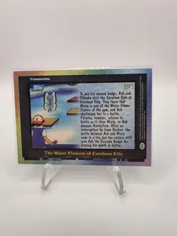 Pokemon Card - The Water Flowers of Cerulean City EP7 - TV Animation - Topps - Image 2
