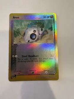 Aron 56/100 Sandstorm Reverse Holo Pokemon Card 2003 - Image 1