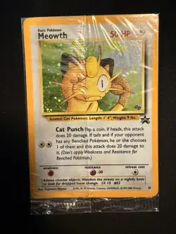 Meowth Gameboy Promo Holo Card 10/53 WOTC Pokemon TCG SEALED 10 Contender - Image 1