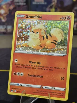 Growlithe Holo 4/15 McDonalds 2022 Match Battle Pokemon Card Mint NM - Image 1
