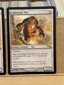 4x Lodestone Myr MtG Mirrodin Magic LP - Image 5