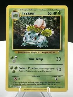 Pokemon TCG Classic Bulbasaur Ivysaur Venusaur Holo Evolution Line CLV 001-003 - Image 4