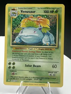 Pokemon TCG Classic Bulbasaur Ivysaur Venusaur Holo Evolution Line CLV 001-003 - Image 5