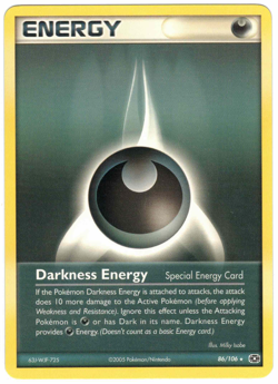 Darkness Energy 86/106 EX Emerald Regular Rare Pokemon Card - Image 1