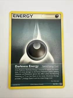Darkness Energy 86/106 EX Emerald Regular Rare Pokemon Card - Image 3